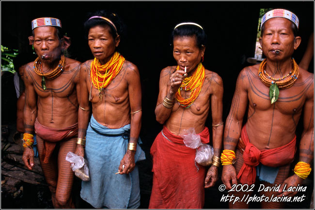 Mentawai Family - Siberut island, Indonesia