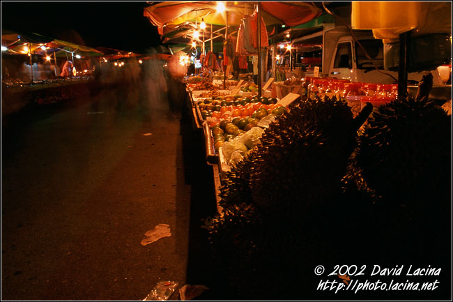Street Of Local Night Market - Langkawi, Malaysia