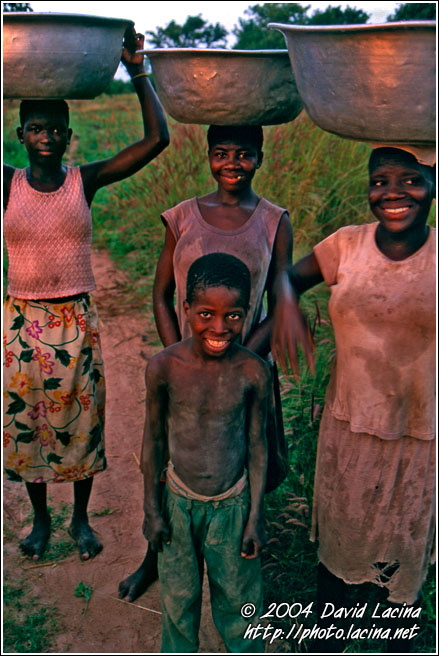 Lobi Youngsters - Lobi tribe, Ghana