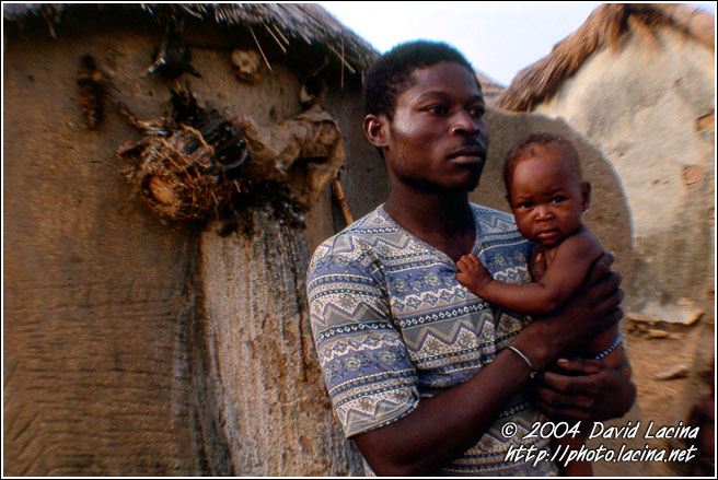 Father And Son - Talensi land, Ghana