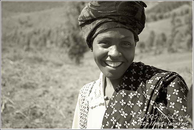 Usamabra Woman - Colorized Tanzania, Tanzania