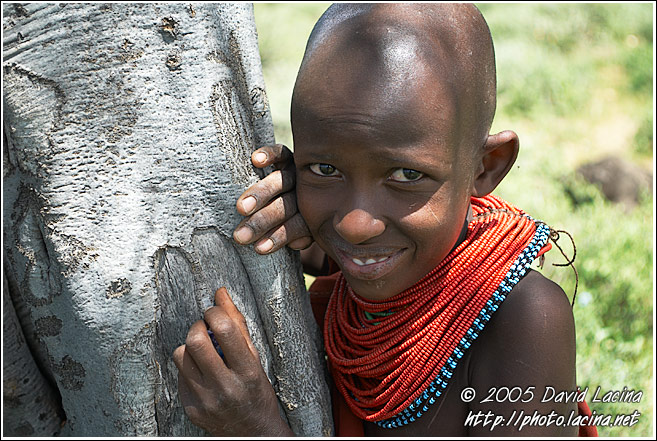 Hide And Seek - Samburu Portraits, Kenya