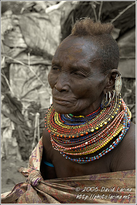 Turkana Elder - Turkana Tribe, Kenya
