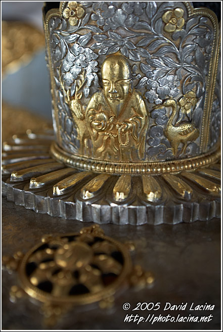 Decorated Casket - Golden Temple, Namdroling Monastery, India