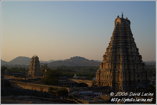 Virupaksha Temple At Sunset - Hampi Historical, India