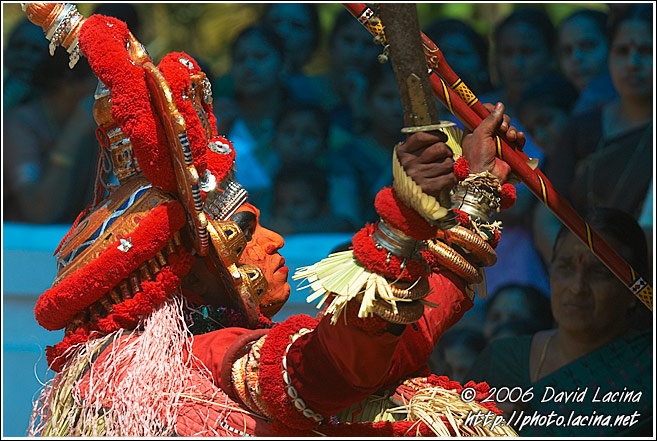 Performing Theyyam - Theyyam Ritual Dance, India