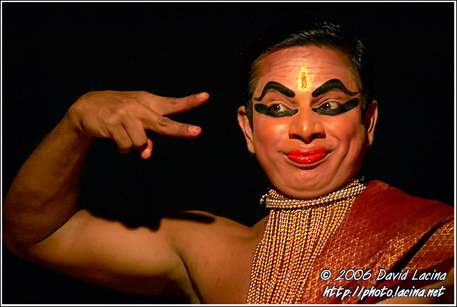 Performing Kathakali - Kathakali, India