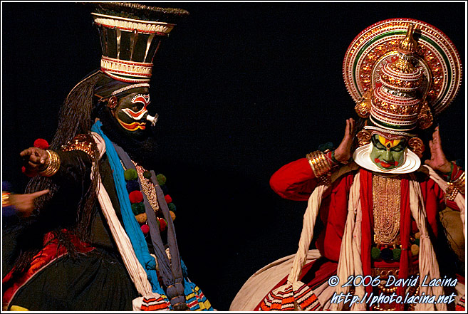 Kathakali Performance - Kathakali, India