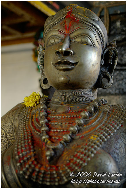 God Statue In The Chamundeeswari Temple - Mysore, India
