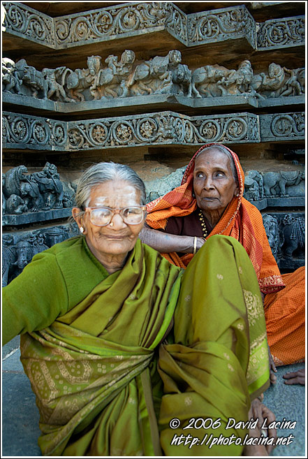 Women By A Temple, Halebid - The People, India