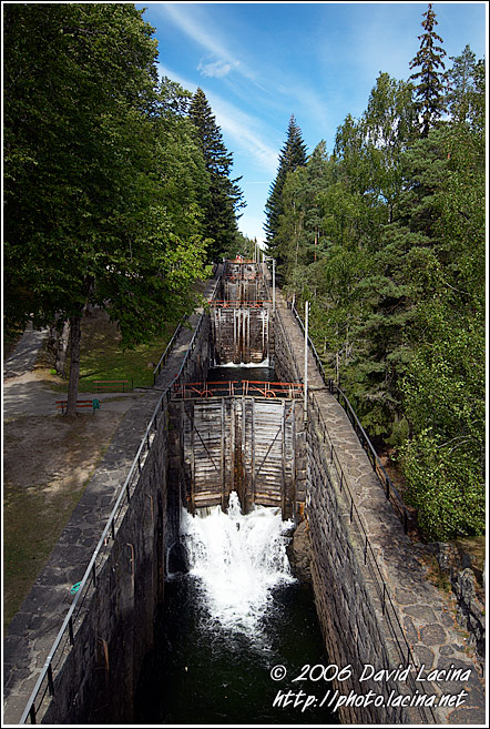 The Tallest Lock - Vrangfoss - The Telemark Canal (Telemarkskanalen), Norway