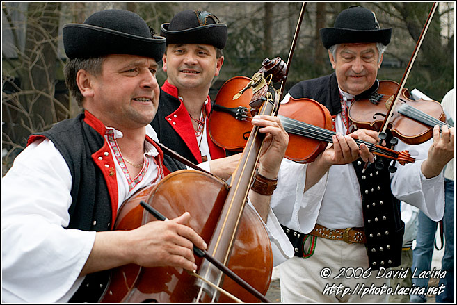 Musicians In Traditional Wallachian Costume - Spring celebrations in Wallachia, Czech republic