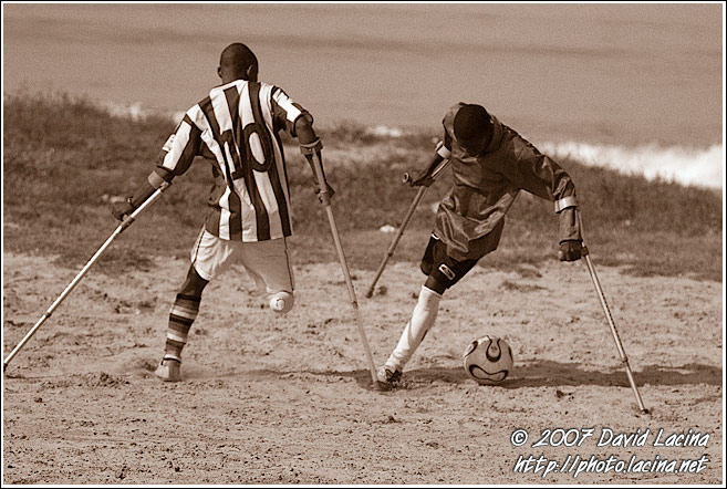 Fighting For Ball - Amputee Football Team, Sierra Leone