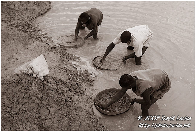 Searching For Diamonds Using Seruca - Diamond Mines, Sierra Leone