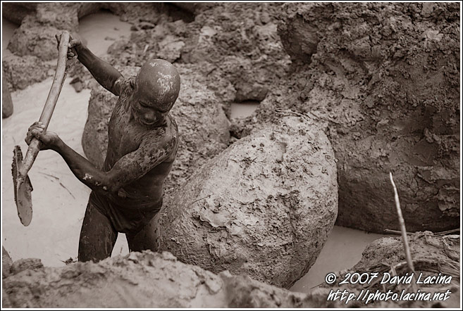 Digging For Diamonds - Diamond Mines, Sierra Leone