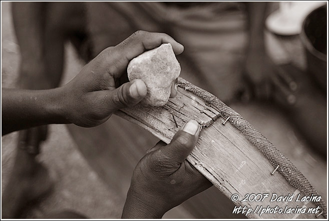 Repairing Seruca - Diamond Mines, Sierra Leone