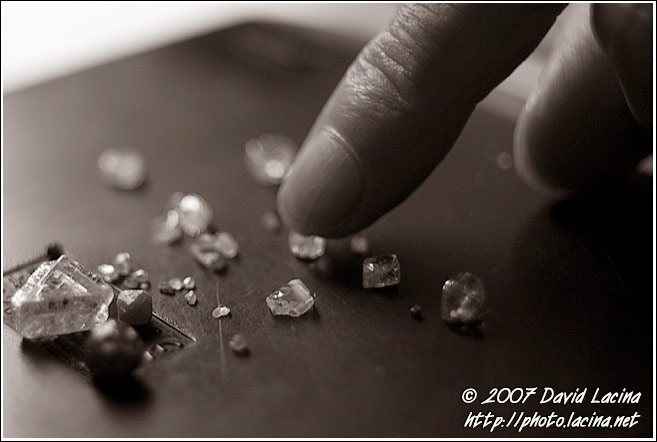 Diamonds In Diamond Office - Diamond Mines, Sierra Leone