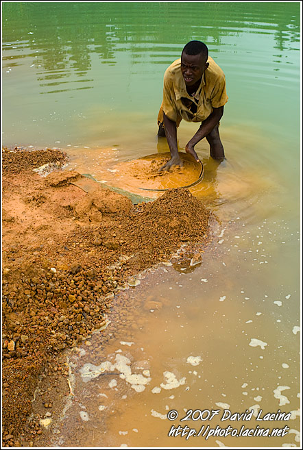 Searching For Diamonds Using Seruca - Diamond Mines In Color, Sierra Leone