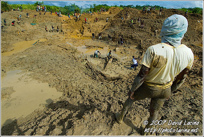 Overlooking Diamond Mine - Diamond Mines In Color, Sierra Leone