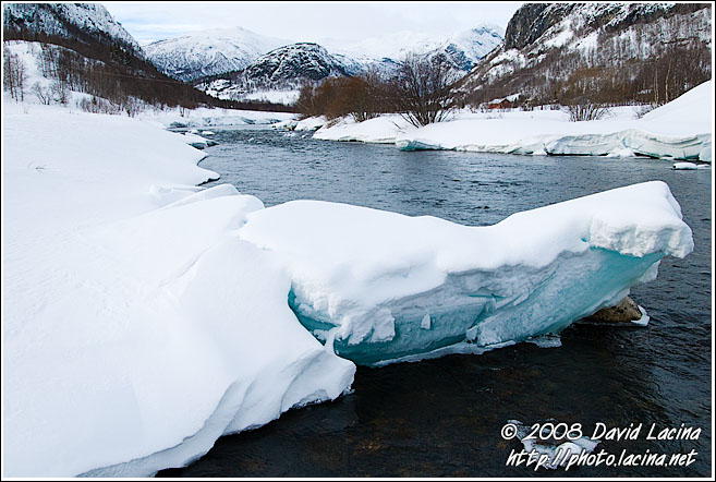 Grondøla River - Hemsedal In Winter, Norway
