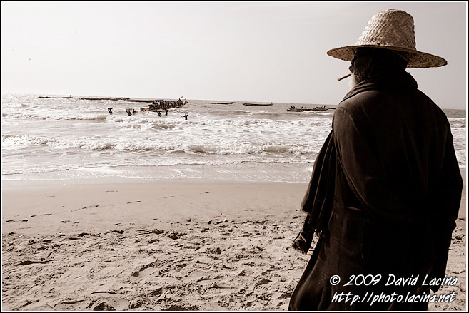 Man On A Beach - Casamance, Senegal