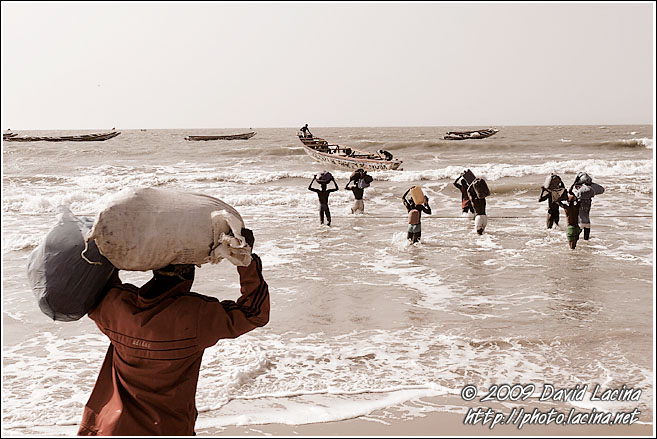 Fishermen Setting Out - Casamance, Senegal