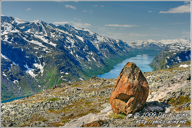Stone By Besseggen - Jotunheimen, Norway