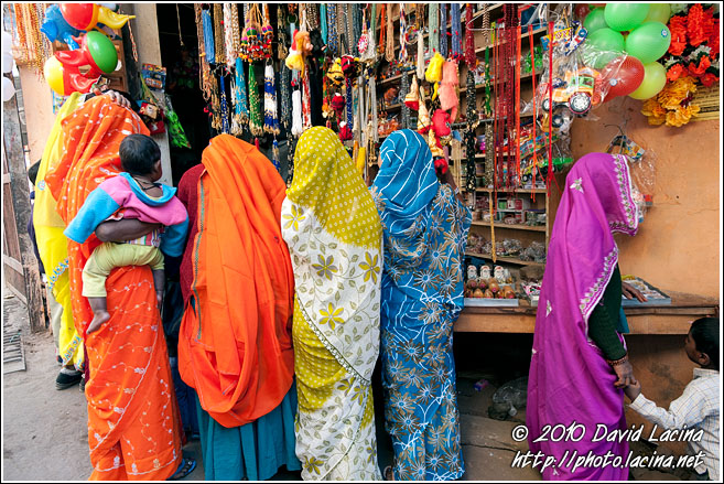 Rajasthani Women Shopping - Shekhawati, India