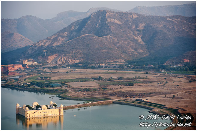 Jal Mahal (Water Palace) At Sunset - Jaipur, India