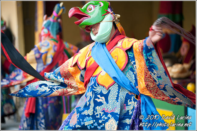 Performing The Dance - Cham Dance, India