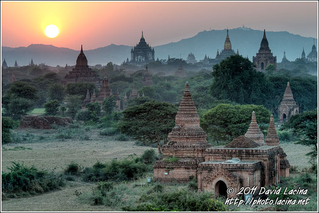 Sunset And Temples In Bagan - Best Of, Myanmar (Burma)