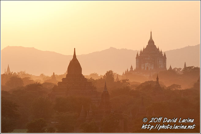 Silhouette Of Bagan Temples - Bagan, Myanmar (Burma)