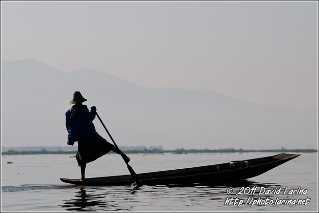 Paddling On Inle Lake - Inle Lake, Myanmar (Burma)