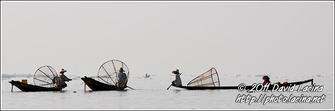 Fishermen On Inle Lake - Inle Lake, Myanmar (Burma)