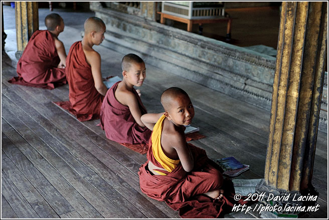 Praying Monks - Inle Lake, Myanmar (Burma)