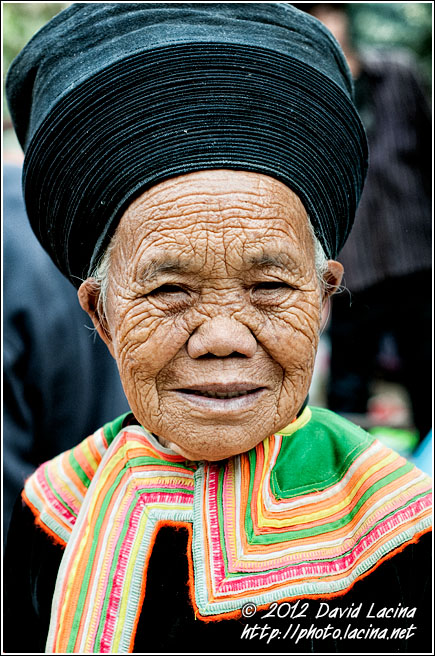 Miao Elderly Woman - Tribal Local Market, China
