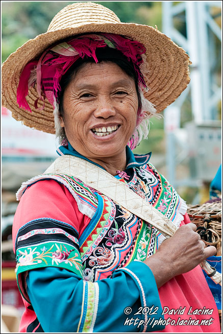 Yi Woman - Tribal Local Market, China