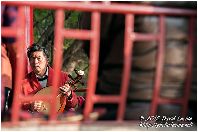 Playing Ruan - Kunming And Shilin, China