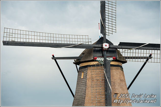 Detail Of Kinderdijk Windmill - Kinderdijk, Netherlands