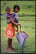 Batak Girl, Lake Toba, Indonesia