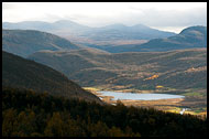 View Towards Grøndalen, Autumn In Hemsedal, Norway