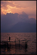 Sunset At Lake Maninjau, Lake Maninjau, Indonesia
