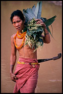 Mentawai Woman, Siberut island, Indonesia