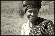 Usamabra Woman, Colorized Tanzania, Tanzania