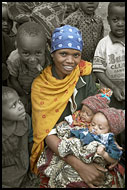 Happy Family, Colorized Tanzania, Tanzania