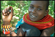 Samburu Girl, Samburu Portraits, Kenya
