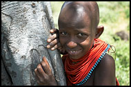Hide And Seek, Samburu Portraits, Kenya