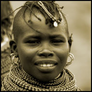Turkana Woman, Turkana Tribe, Kenya