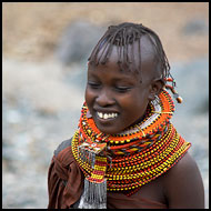 Turkana Girl, Turkana Tribe, Kenya