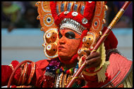 Performing Theyyam, Theyyam Ritual Dance, India